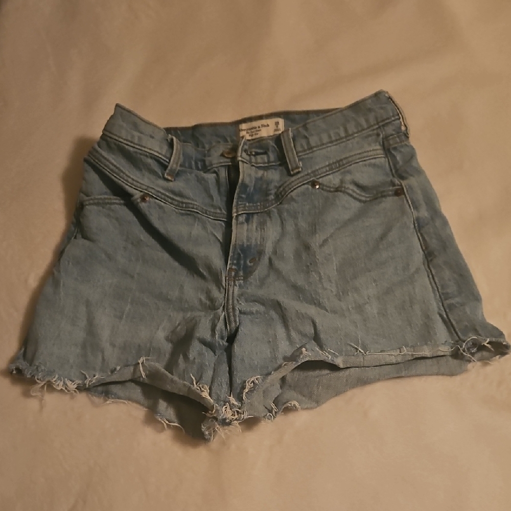 Abercrombie & Fitch Light Blue Jean Shorts